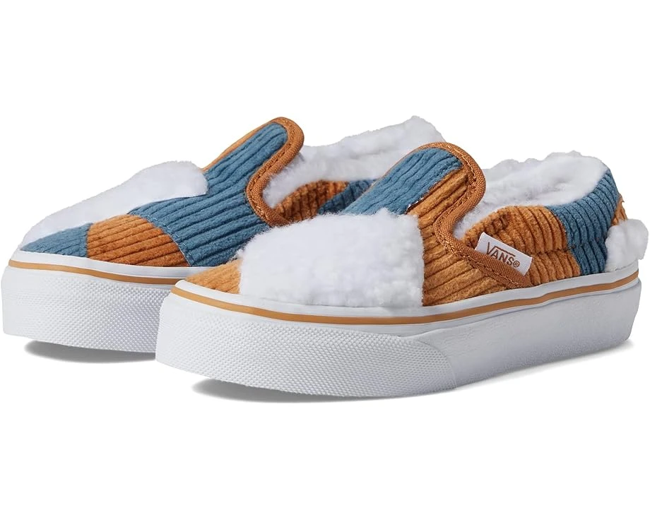 Vans Kids Classic Slip-On Patchwork (Little Kid) Vans Kids Classic Slip-On Patchwork (Little Kid) -Kids Footwear 71K4n5R54L. AC SR920736