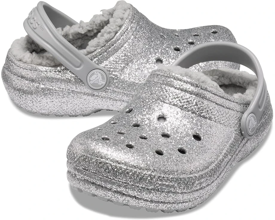 Crocs Kids Classic Lined Glitter Clog (Little Kid/Big Kid) Crocs Kids Classic Lined Glitter Clog (Little Kid/Big Kid) -Kids Footwear 81 GgbskeL. AC SR920736