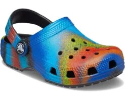 Crocs Kids Classic Tie-Dye Graphic Clog (Toddler)